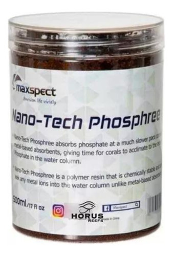 Nano-tech Phosphree 500ml Maxspect Removedor De Fosfato Rowa