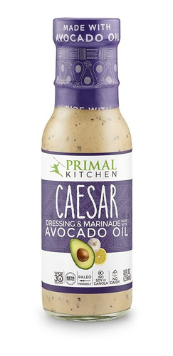 Primal Kitchen Aderezo César Con Aceite De Aguacate 236 Ml