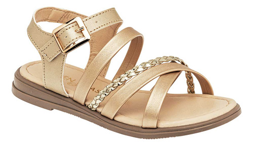 Sandalias De Niña Been Class Oro 116-350