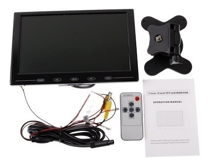 Monitor Vehiculo Boton Tactil Ultrafino 9.0 Cr Negro