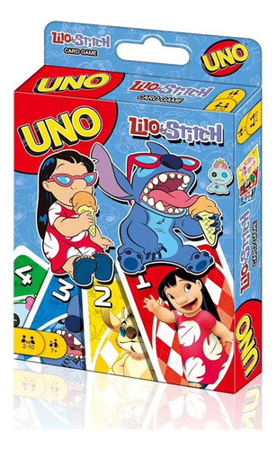 Juego Uno Lilo & Stitch De Mesa Cartas Película Animada