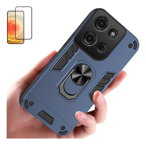 Funda Para Moto Edge 60 Fusion Sargento Valiente+mica