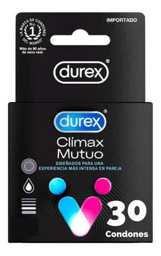 Condones Durex Climax Mutuo X30 Unidades