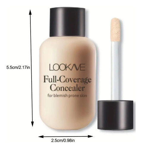 Corrector Facial Alta Cobertura Lookave Anti Imperfecciones