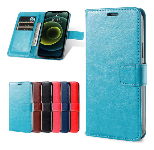 Funda Para Teléfono Samsung Galaxy C8/j7 Plus/c9 Pro Wallet De Piel Sintética Con Ranura Para Tarjetas