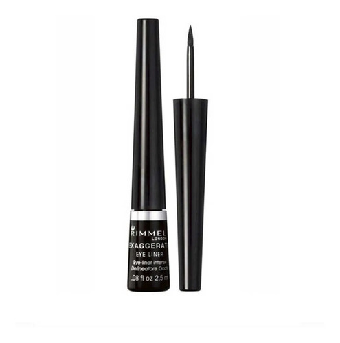 Rimmel Exaggerate Eye Liner Liquido 001 Black Negro 2.5ml