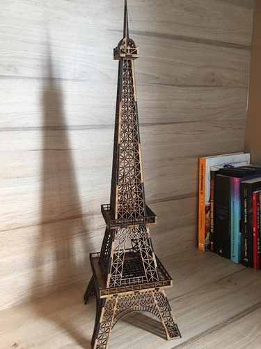 Torre Eiffel Em Mdf 60cm