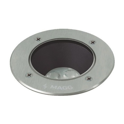 Luminario Led De Piso Para Empotrar 8w 46° 2700k Gris Magg