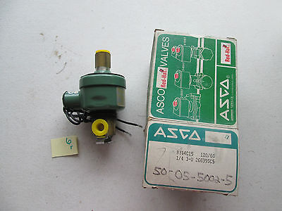Asco Red Hat Solenoid Valve 8314c15 120/60 1/4 3-u 26639s