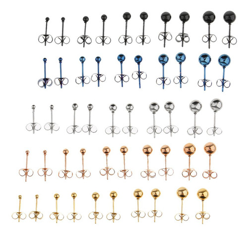 2x5 Pares De Bolas Surtidas De 2 Mm A 6 Mm De Bola De Disco