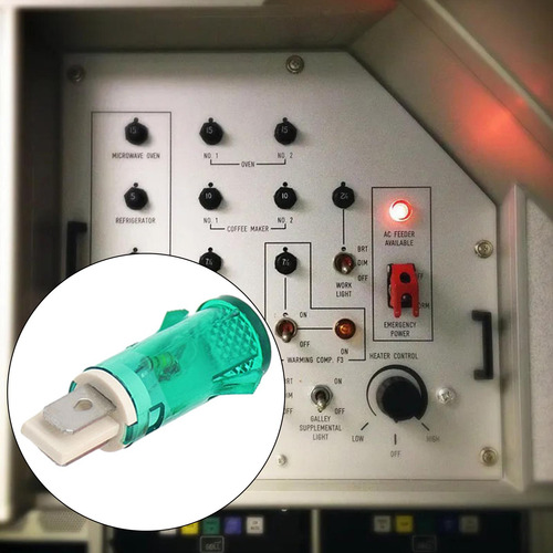 2 Lámpara De Señal De Luz Indicadora De 24 V Para