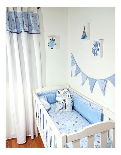 Cortinas Infantiles Cuarto Dormitorio Bebe Niños Calu