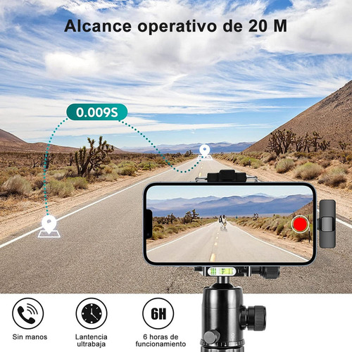 Microfone Sem Fio Para Celular,