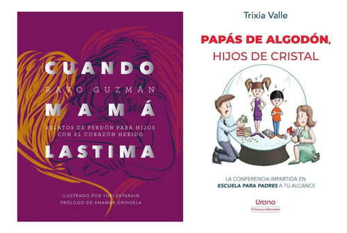 Papás De Algodón + Cuando Mamá Lastima -libros Nuevos