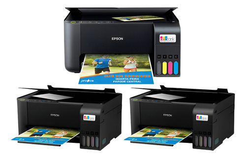 Combo Epson 03 Impressoras Multifuncionais L3250 Wifi