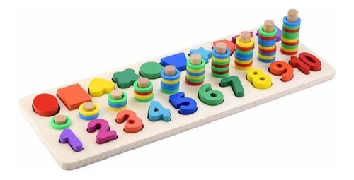 Brinquedo Pedagógico Tabuleiro Numérico Montessori