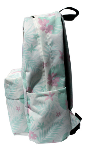 Mochila Vans Lilo & Stitch Old Skool Original Blanco Floreado