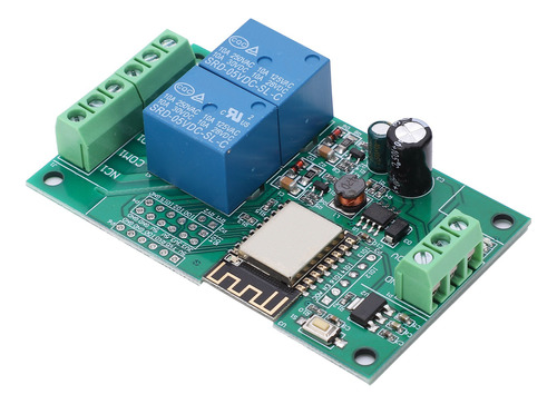 Módulo De Relé Wi Fi De Doble Canal Pcb Dc 880v Para Esp8266