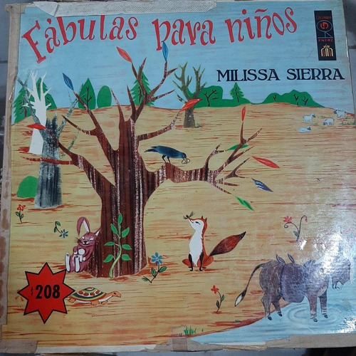 Vinilo Milissa Sierra Fabulas Para Niños If1