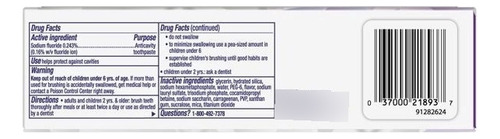 Crest Pasta Dental 3dwhite Brilliance Whitening 2pack