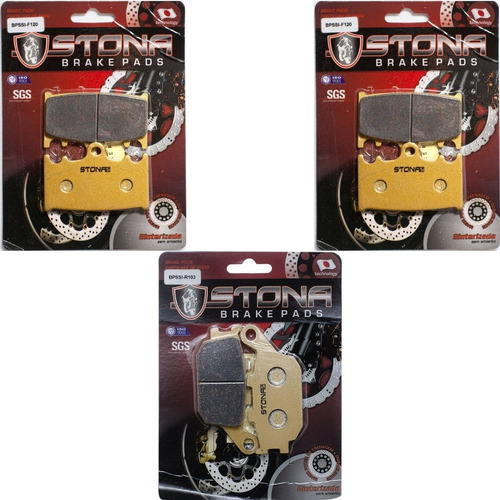 Pastilhas Freio Diant/tras Stona Sinter Gsx 1250 Fa Bandit