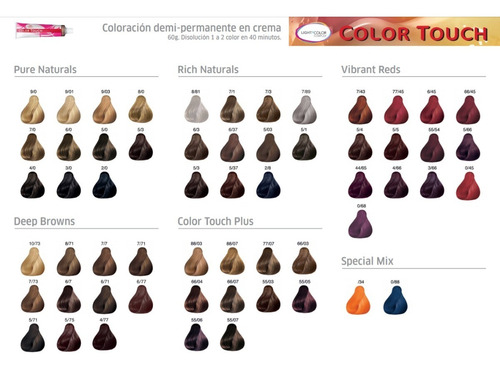 Tintura Color Touch De Wella Coloracion Profesional Cabello