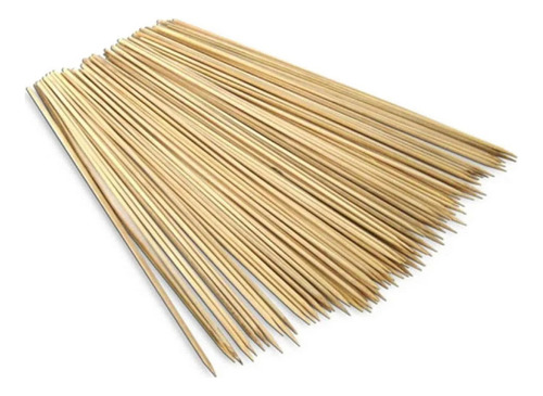 Palitos Brochetas Packs De 20cm X 100 Unds