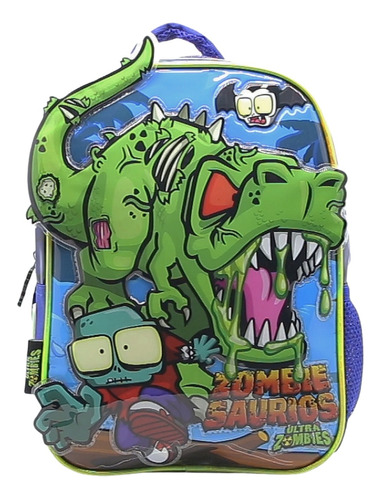 Mochila Infantil Ultra Zombies Saurios Cresko 12 Pulgadas 