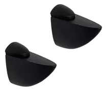 Comprar Set 2 Soportes Pelícano Negros Repisas Cristal Y Otros 35kg