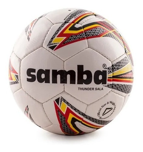 Pelota De Futbol Samba Thunder Sala Papi Futsal N°4 Oficial