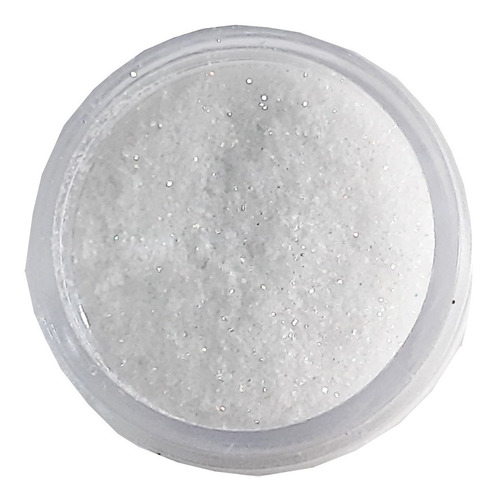 Imagen 3 de 7 de Gibre Glitter Purpurina Blanco Uñas Labios Ojos Cuerpo