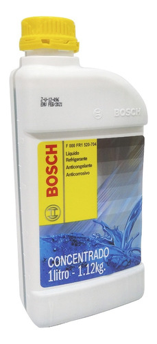 Liquido Refrigerante Bosch Concentrado 1 Lts Anticongelante 