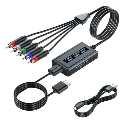 Cable Convertidor De Hdmi A Componentes Con Funcion De Es...