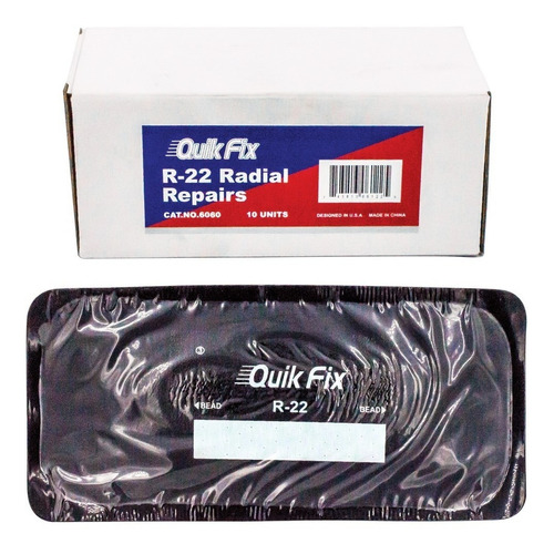 Parche Radial Quik Fix R-22 X 10 Un - Reparación De Llantas