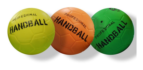 Pelota De Handball Pvc Con Valvula Numero 1 De Goma P Color Verde