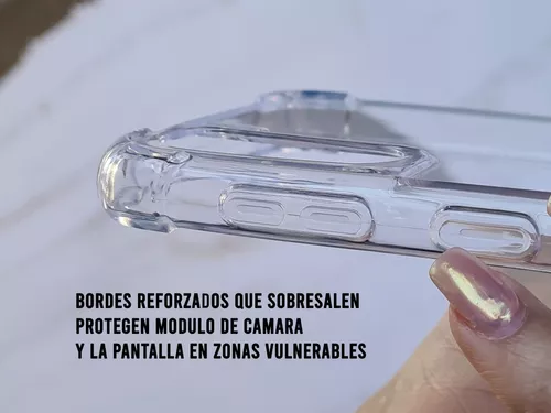 Funda Antigolpes Transparente Para Samsung + Vidrio