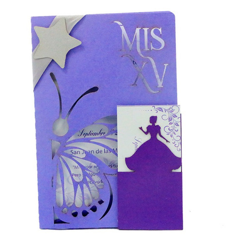 Invitación Xv Años Personalizada Original 50pz Mod.xv021