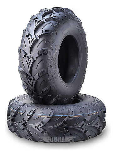 26x8r12 Radial Atv Tire Set For 06-17 Can-am Outlander 6 Ugg