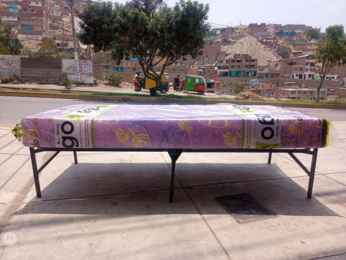Cama Plegable + Colchón De 7 Pulgadas En Al Precio Justo