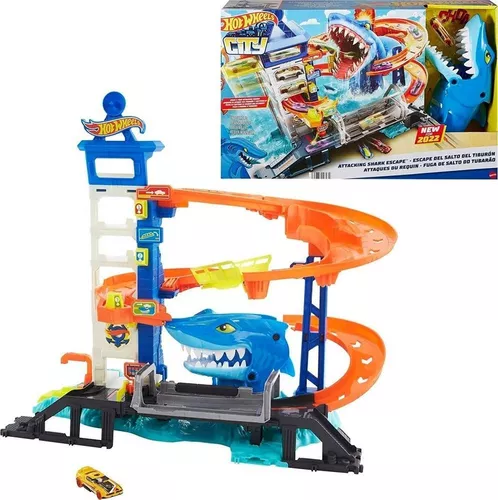 Pista Hot Wheels - City - Ataque Tubarão - Mattel