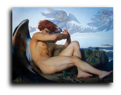 Cuadro Decorativo Canvas Angel Caido Alexandre Cabane 60*80