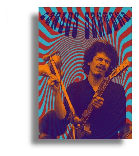 Cuadro Canvas Personalizado 35x50cm  Carlos Santana