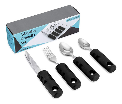 Utensilios Adaptativos (juego De Cocina De 4 Piezas) De Anch