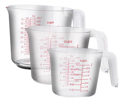 Juego De Tazas Medidoras Con Báscula Y Mango, Jarra