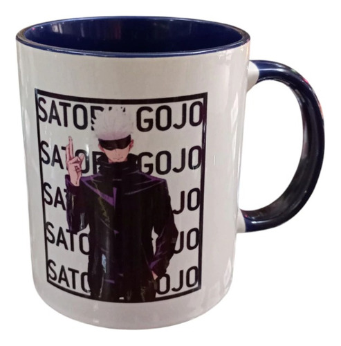 Taza Cerámica | Jujutsu Kaisen - Satoru Gojo Blanco Satoru Gojo