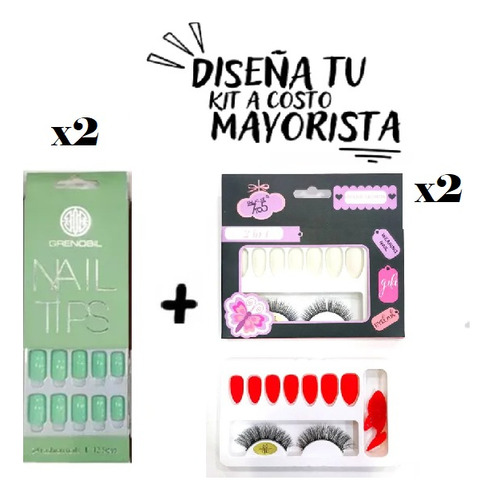 Estuche De Uñas 24 Unicolor Natural Grenobil