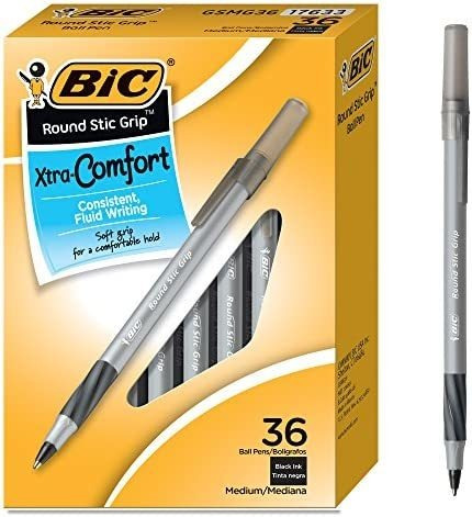 Bolígrafo Lapiceras Bic 36 U Negro