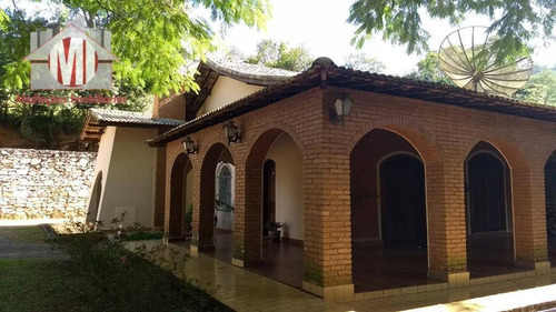 Linda Chácara Com 4 Dormitórios, Rica Em Água, Piscina, Área Gourmet, Pomar, Cascata, À Venda, 7000 M² Por R$ 680.000 - Zona Rural, Pinhalzinho - Sp - Ch0246