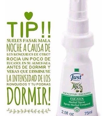 Imagen 3 de 5 de Eucasol Spray Swiss Just 75 Ml + Envio