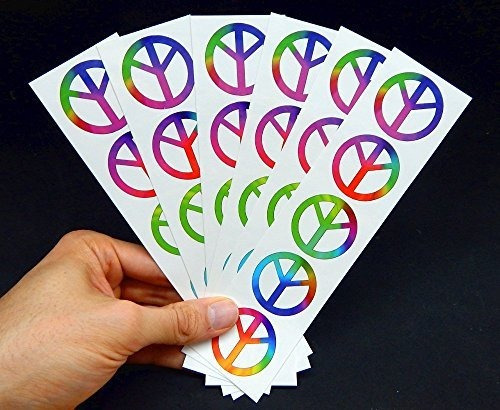 Arco Iris Simbolo De La Paz Signo Tatuajes De Pared 60 Del H